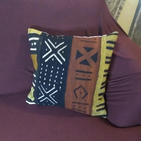 Mudcloth bogolan pillow cover - Picture 7 of 14